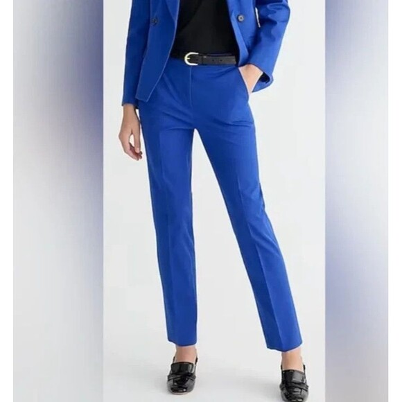 J. Crew Pants - J. Crew Women's Kate Straight Leg Pants in Blue - NWT